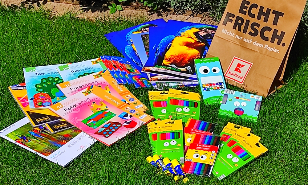 Stifte, Papier, Bastelmaterial für jedes Kind